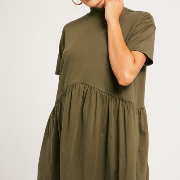 Amelia Mock-Neck Dress - Picture 3 of 5